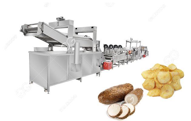 what is the process of cassava chips