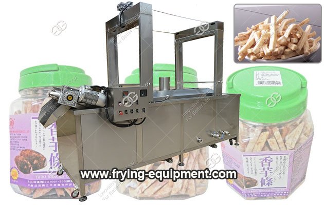 Continuous Taro Chips Fryer Machine