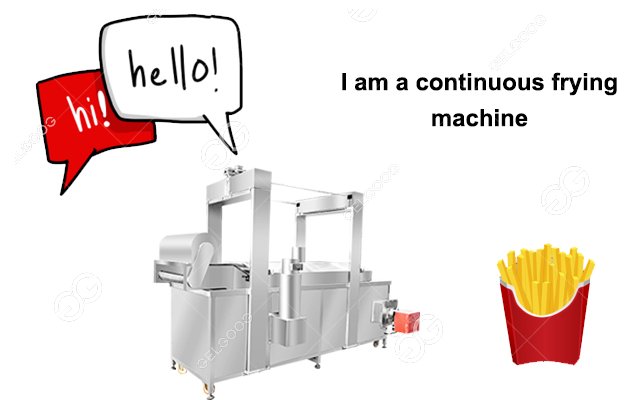 continuous frying machine 
