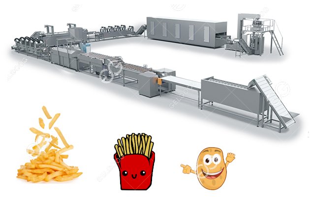 frozen fries production processing