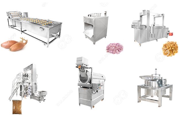 shallots frying line 