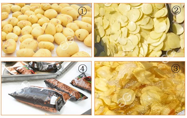 Potato Chips Production Steps
