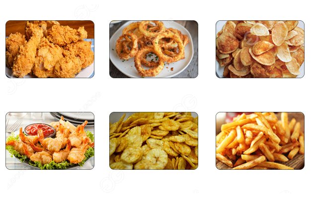 chicken fryer machine application