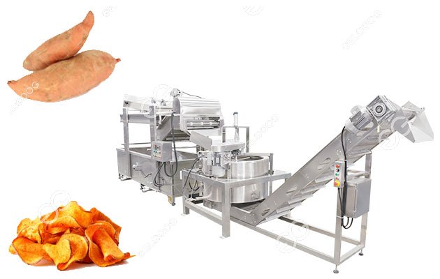 Kamote Chips/Sweet Potato Chips Food Frying Machine 
