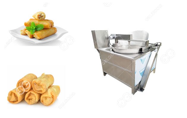 Stainless Steel Spring Rolls/Egg Rolls Frying Machine