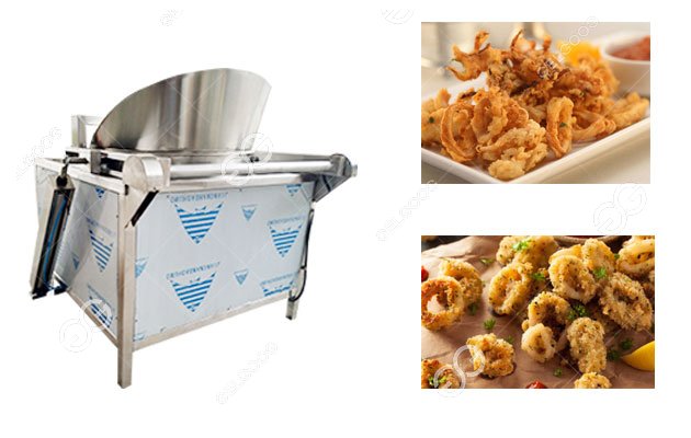 Automatic Squid/Calamari Rings Frying Machine