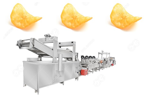 Automatic Cassava Chips Frying Processing Production Line 