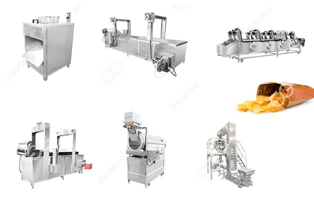 Energy-Saving Potato Finger Chips Making Machine Commercial 