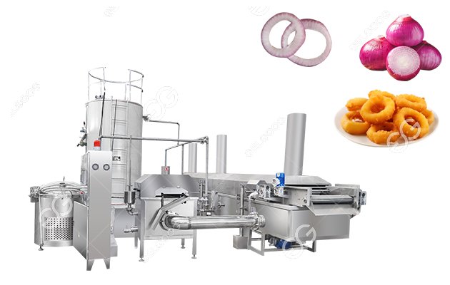 onion frying machine