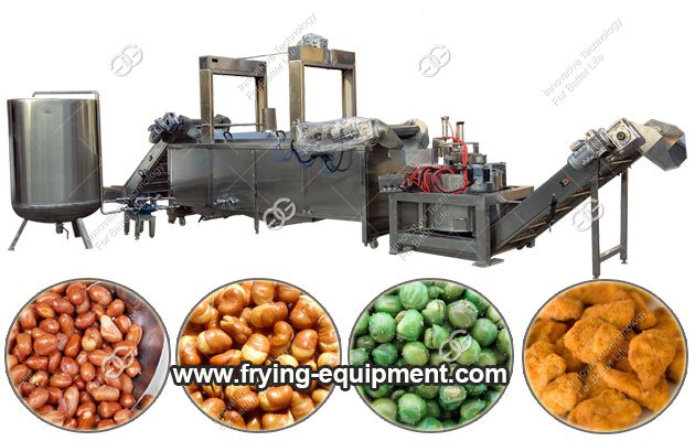 Industrial Peanut Frying Line