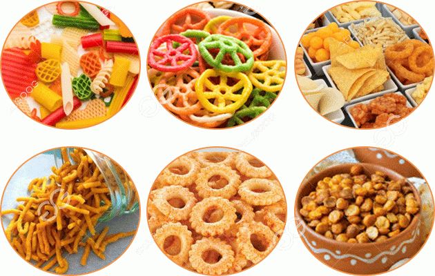 pellet snacks fryer machine application 