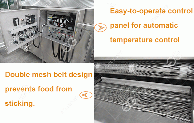 pellet snacks fryer machine features