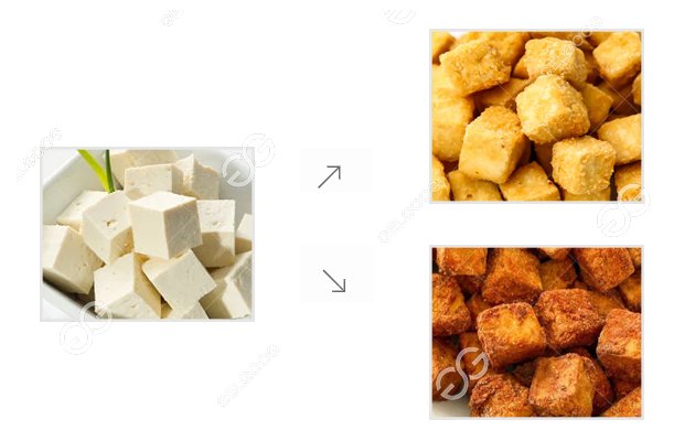 tofu frying machine application