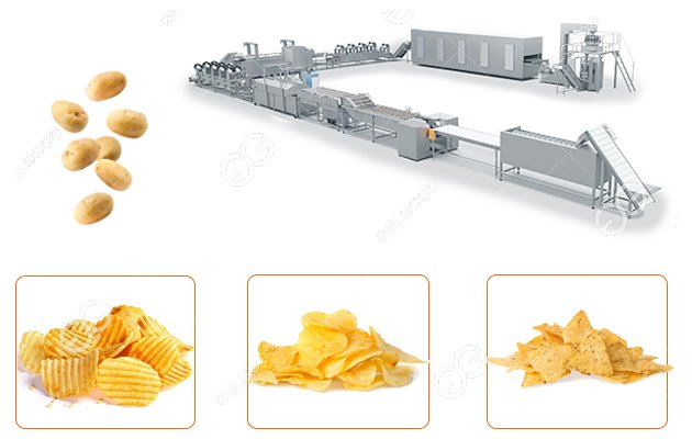 potato finger chips making machine